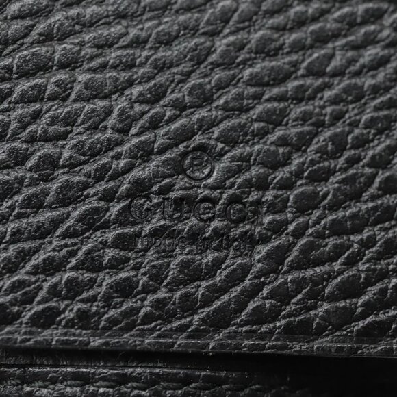 GUCCI Key Case Leather Black 456118 Auth 114623 - Picture 12 of 16